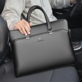 Men's Handbag Business Briefcase Computer Bag Large Capacity Conference Work Document Bag