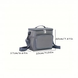 Personalized Thermal Bag with Custom Name/Text/Initials - Lunch Cooler for Men, Custom Picnic Bag with Initials, Outdoor Cooler for Wedding Party Favors, Best for Man Gift, Personalized Monogrammed Box for Hot/Cold Storage